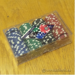 Cardinal Classic Games 11.5g Dice Style Poker Chips, 100pc